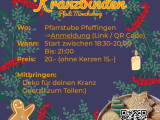 Kranzbinden, Freitag, 28.11.25